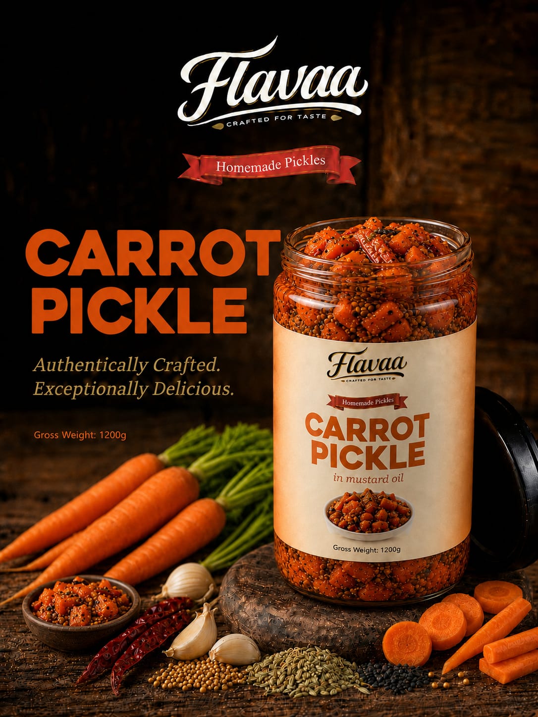 Flavaa Carrot Pickle