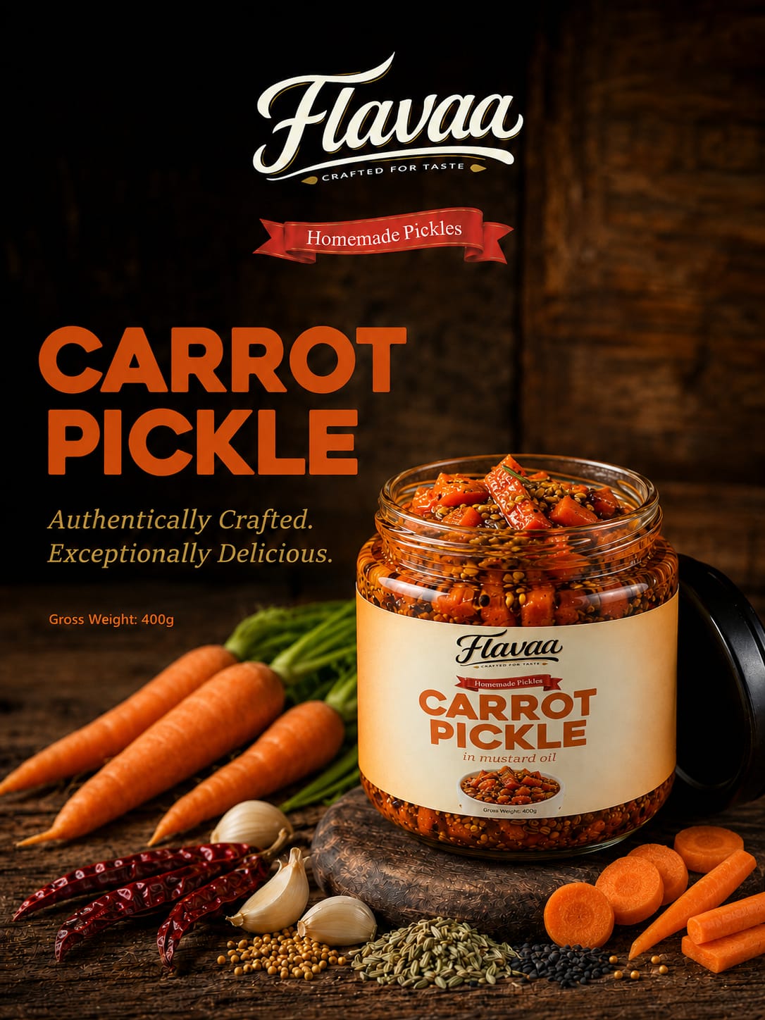 Flavaa Carrot Pickle