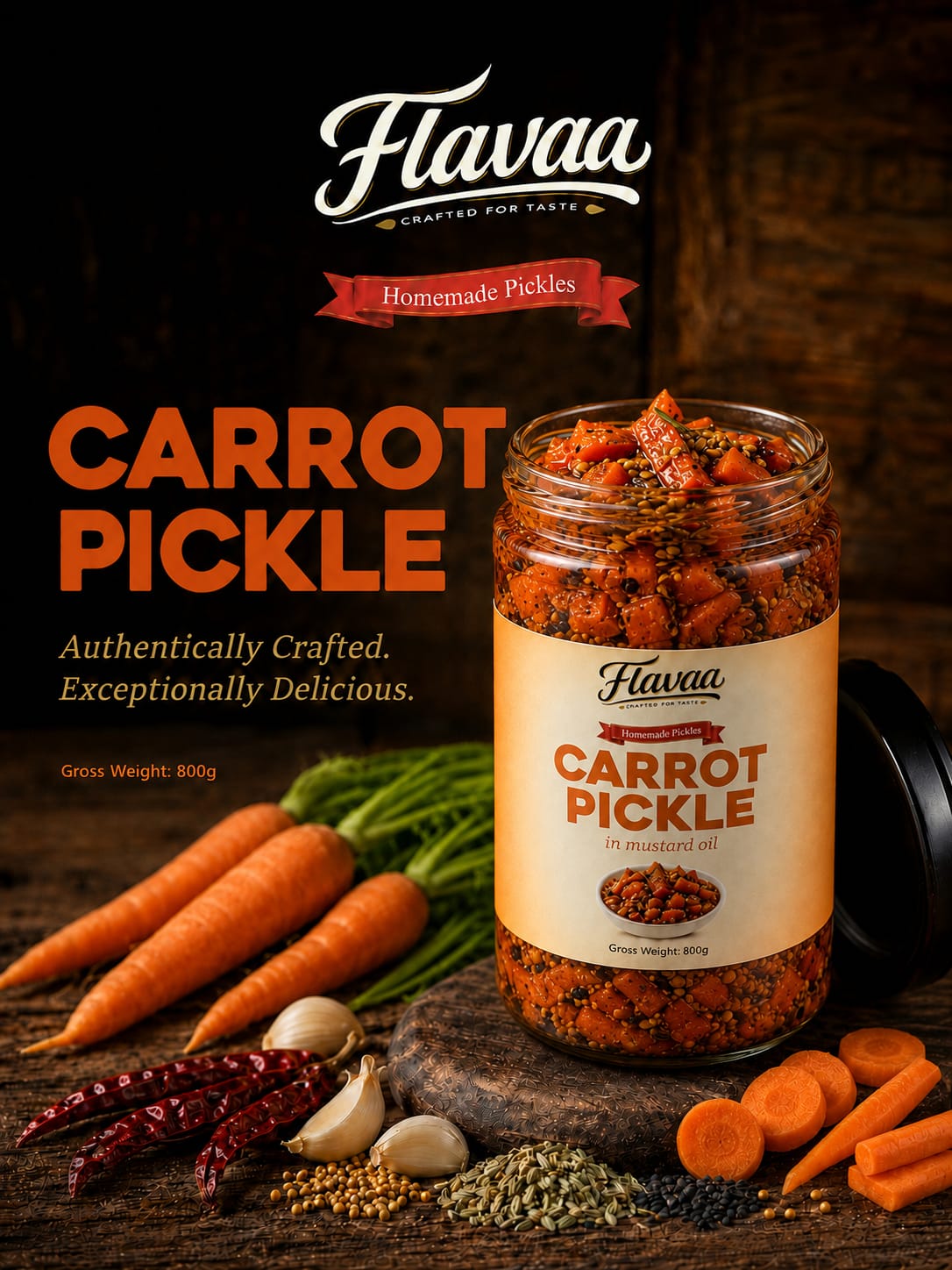 Flavaa Carrot Pickle