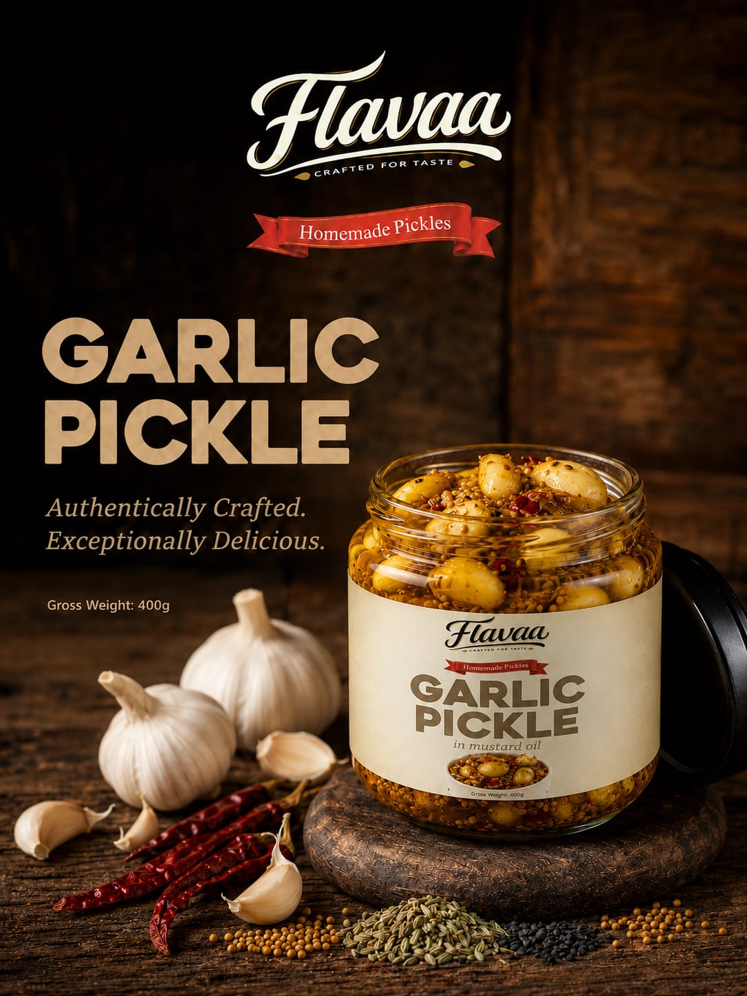 Flavaa Garlic Pickle