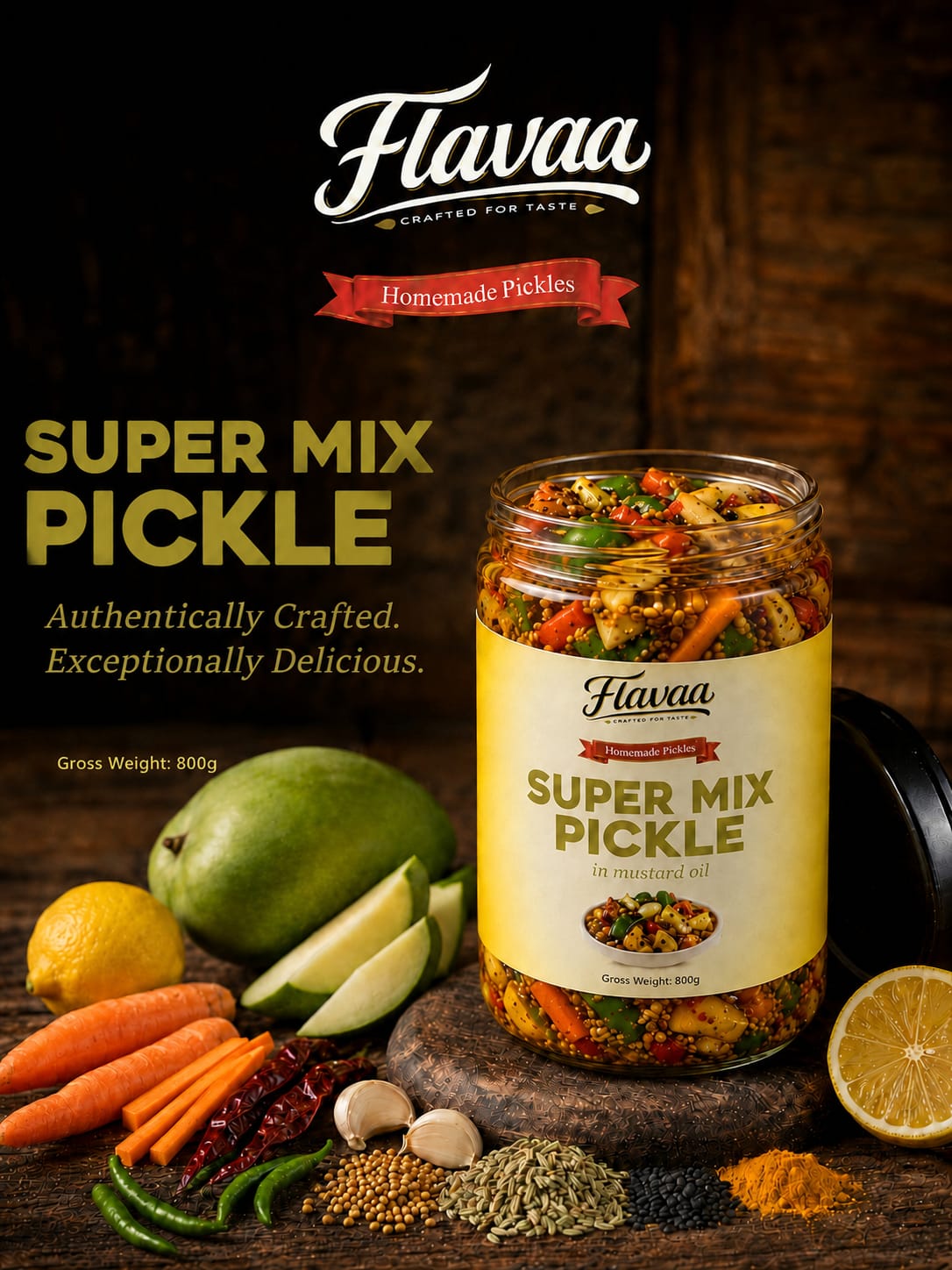 Flavaa Super Mix Pickle